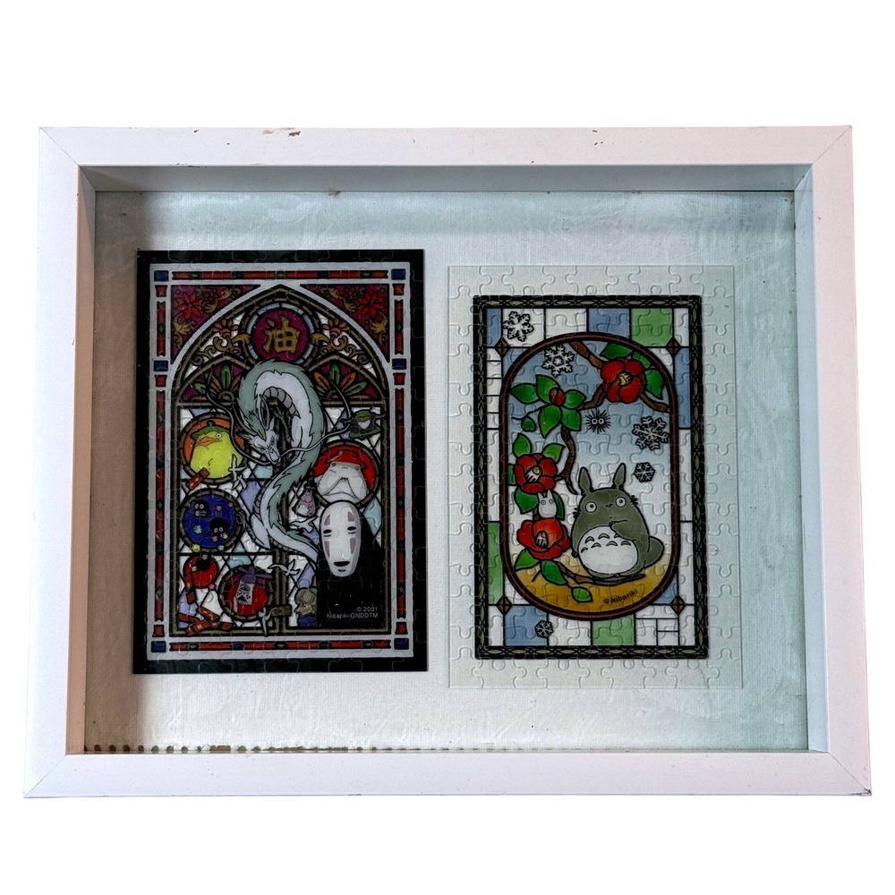 Vintage Studio Ghibli Puzzle‎ Art Spirited Away Totoro Nibariki 2001 Anime Decor